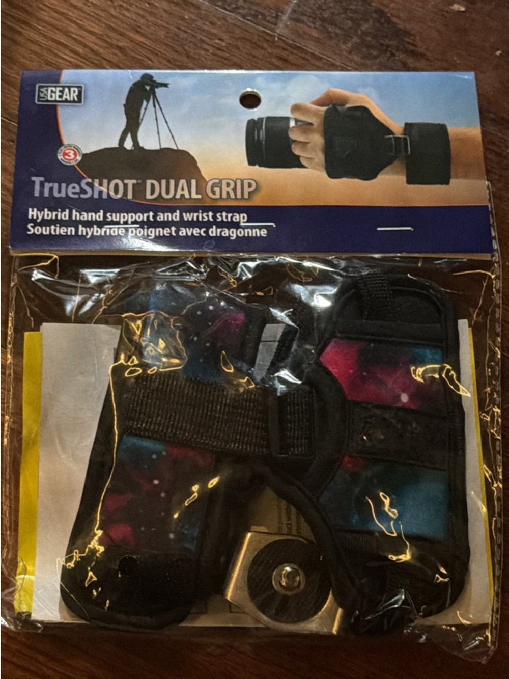 TrueSHOT Dual Grip Camera Hand Support - Galaxy Print - Black Accents